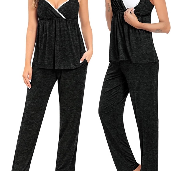 COPY - Maternity Nursing Pajamas/Robe- never worn! - Picture 3 of 7